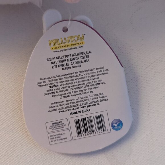 NWT 4" Zoeyana Boo! Halloween Unicorn Squishmallows Pink Plush Animal Whimsigoth - Picture 4 of 5